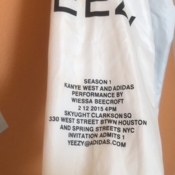 Yeezy season 1 tour jacket rare custom 3 design only by invitation adidas - Picture 4 of 9